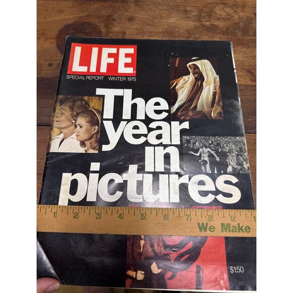 LIFE Special Report Vintage Magazine Winter '75 The Year In Pictures Collectible - Picture 11 of 11
